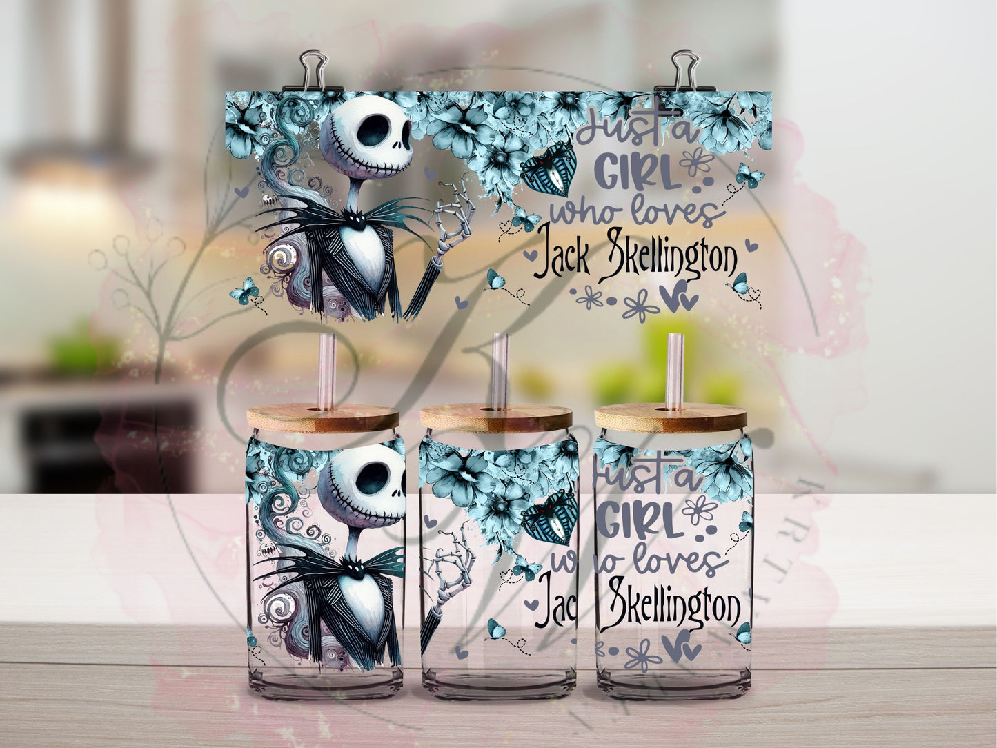 Trinkgläser 16oz Rub Ons "Disney Figuren männlich" No.401