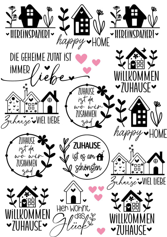 RUB ONS - "zuhause 2.0" | RUBONS | randlos | glänzend | A5