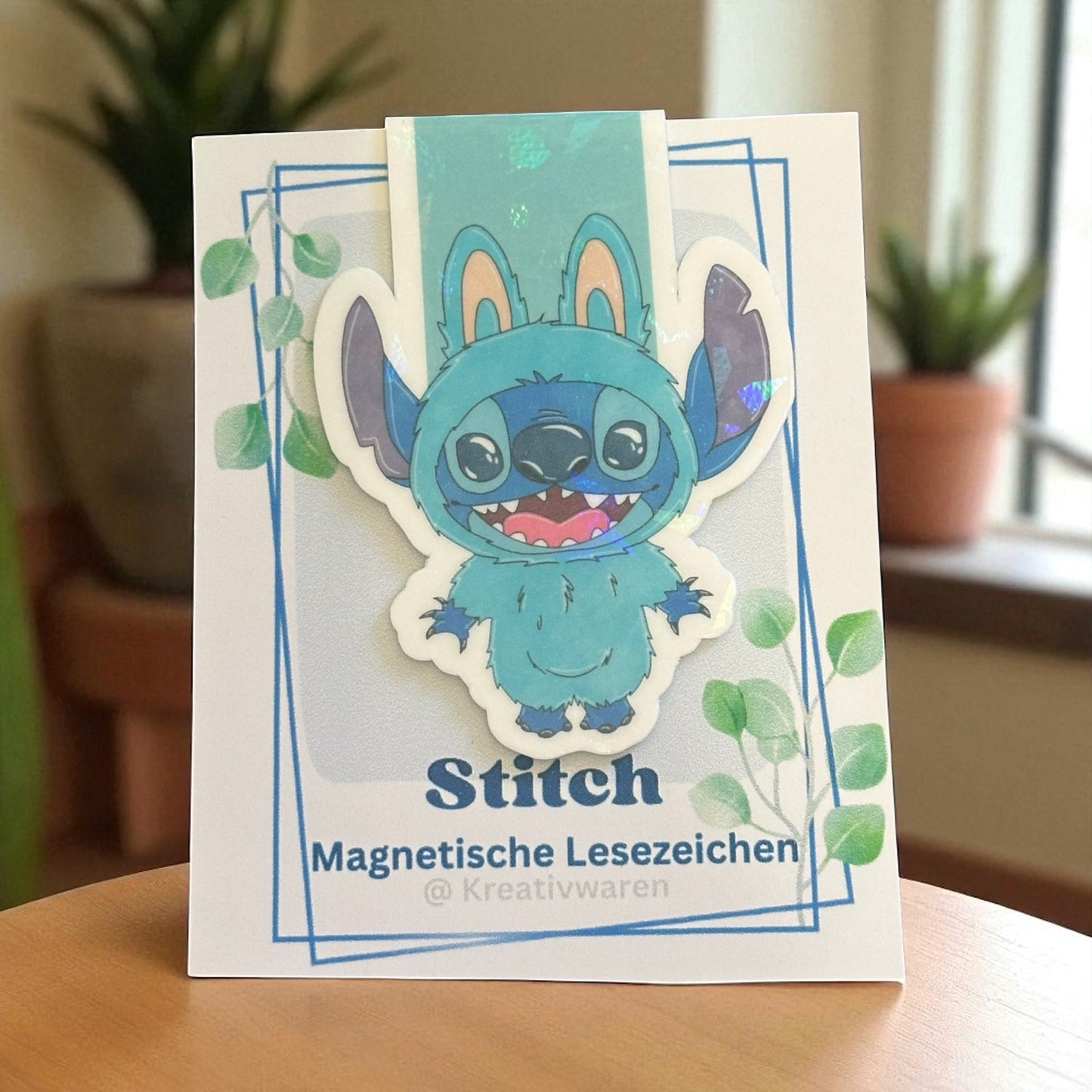 Magnetische Lesezeicbu Stitch Labubu"