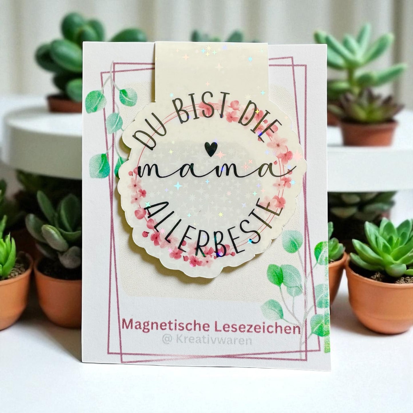 Magnetische Lesezeichen "Du bist die allerbeste Mama "