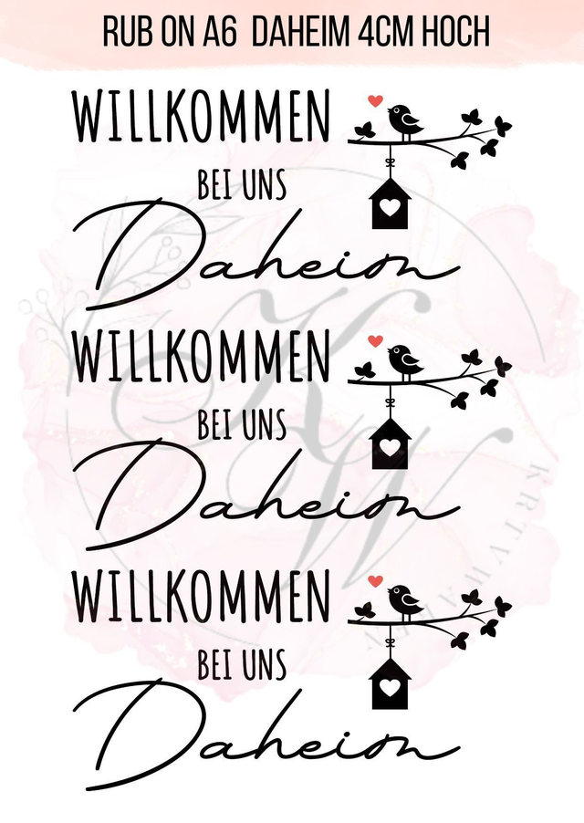 RUB ONS - "daheim" | RUBONS | randlos | glänzend | bunt | A6