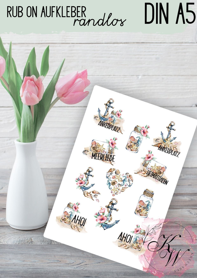 RUB ONS - "Meer 4.0" | RUBONS | randlos | glänzend | bunt | | A5