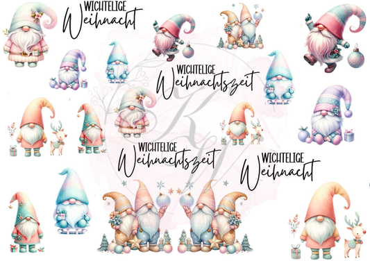 RUB ONS - "Frohe Weihnachten 3.0" | RUBONS | randlos | glänzend | bunt | A5