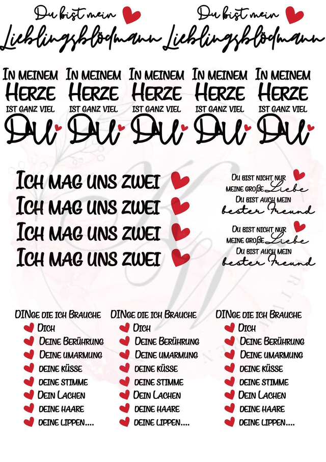 RUB ONS - "Ich mag uns zwei " | RUBONS | randlos | glänzend | bunt| A5