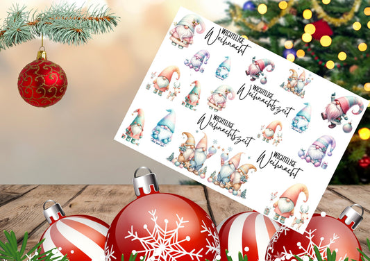 RUB ONS - "Frohe Weihnachten 3.0" | RUBONS | randlos | glänzend | bunt | A5