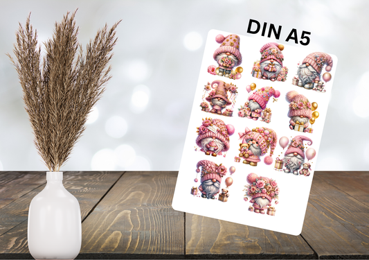 RUB ONS - "Geburtstags Gnom" | RUBONS | randlos | glänzend | bunt  |  A5