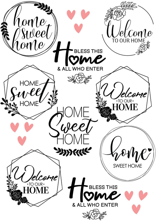RUB ONS - "home sweet home 2.0" | RUBONS | randlos | glänzend |  A5