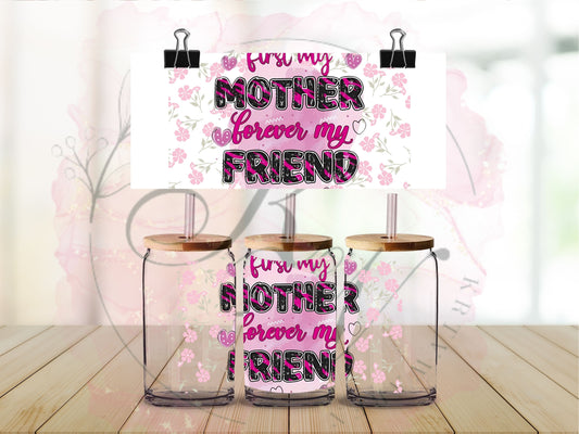 Trinkgläser 16oz Rub Ons "Mom" No.520
