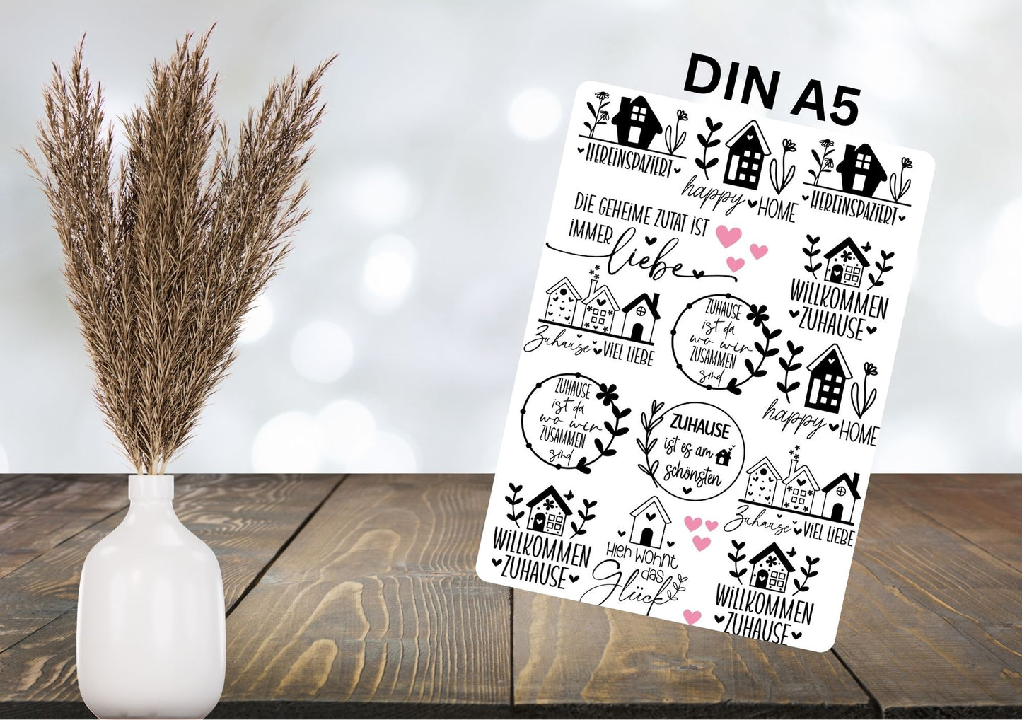 RUB ONS - "zuhause 2.0" | RUBONS | randlos | glänzend | A5