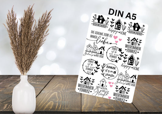 RUB ONS - "zuhause 2.0" | RUBONS | randlos | glänzend | A5