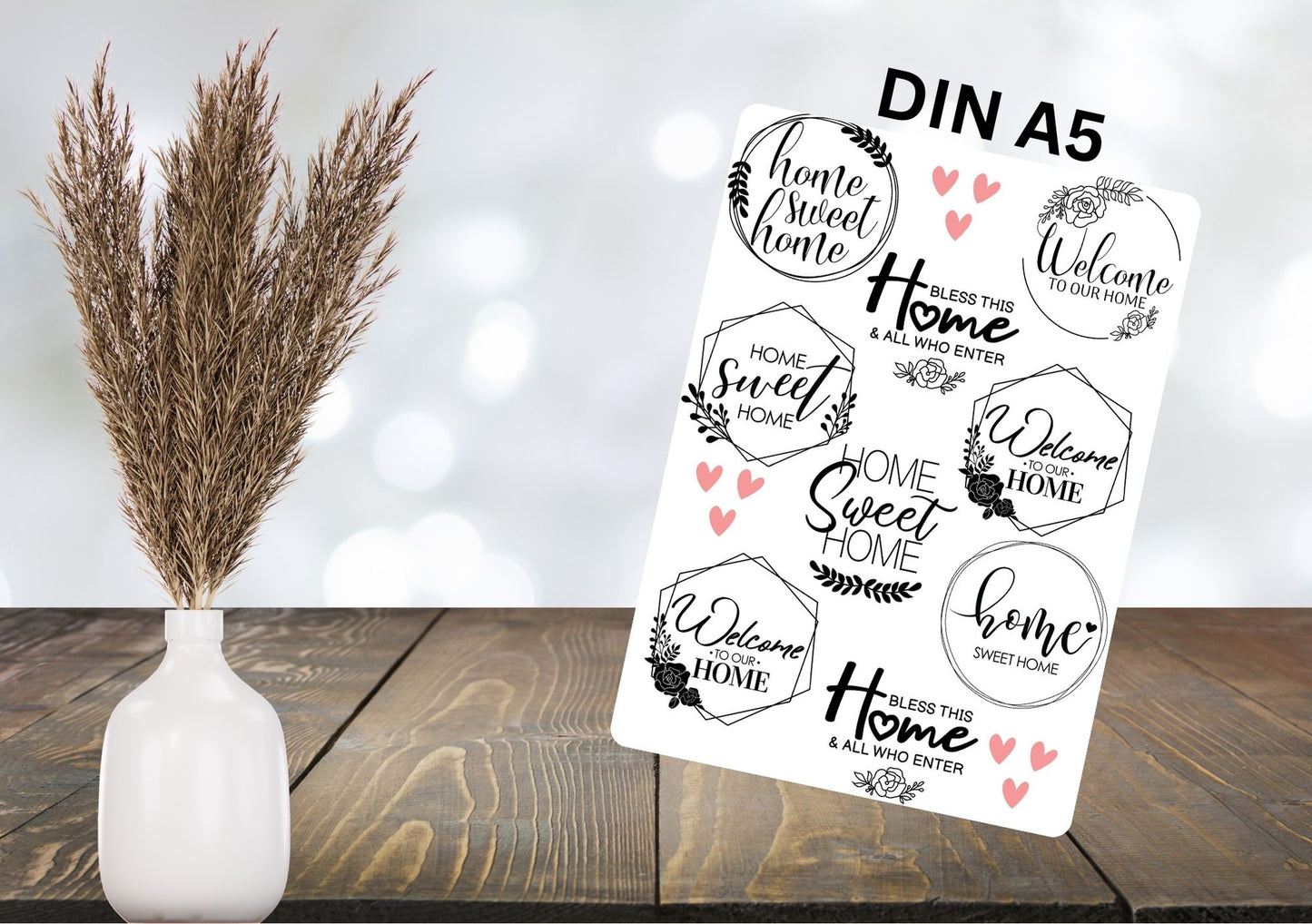 RUB ONS - "home sweet home 2.0" | RUBONS | randlos | glänzend |  A5