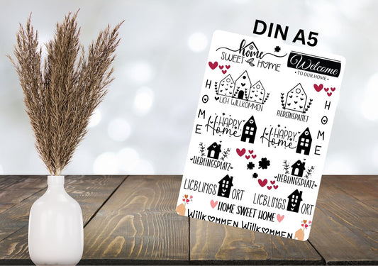 RUB ONS - "zuhause 3.0" | RUBONS | randlos | glänzend |  A5