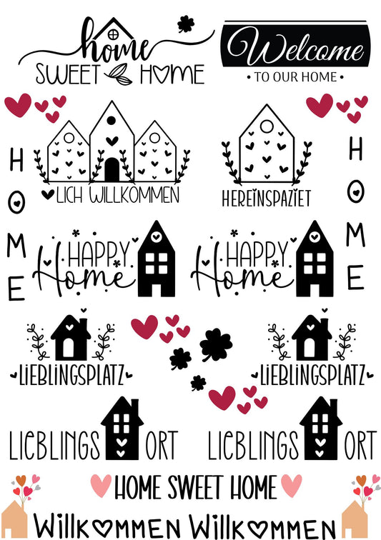 RUB ONS - "zuhause 3.0" | RUBONS | randlos | glänzend |  A5