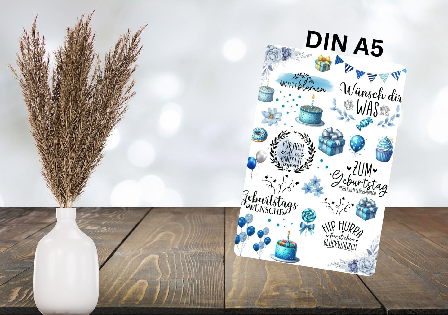 RUB ONS - "Geburtstags Sprüche " | RUBONS | randlos | glänzend | bunt  |  A5