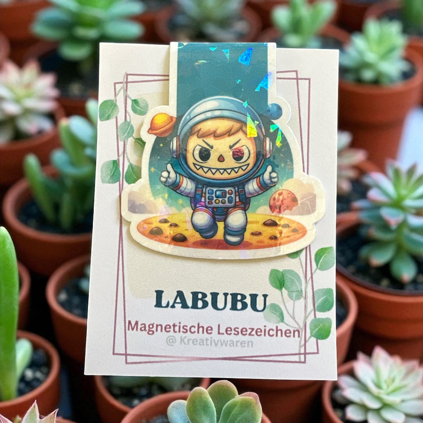 Magnetische Lesezeichen "Labubu Astronaut 2.0"