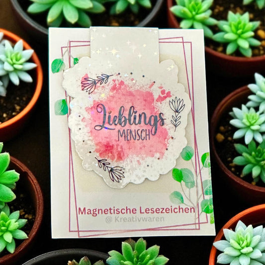 Magnetische Lesezeichen "Lieblingsmenschlein"