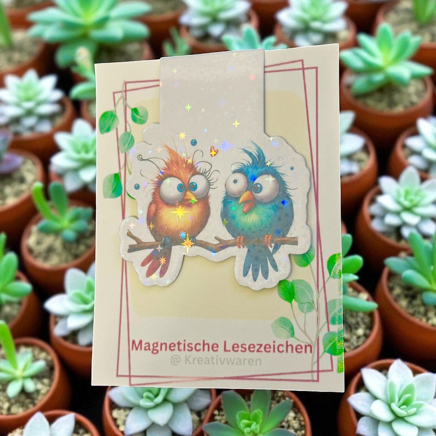 Magnetische Lesezeichen "lustige Vögel 2.0"