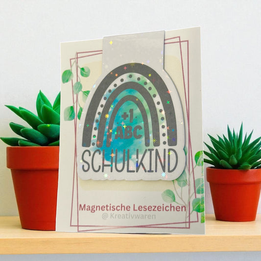 Magnetische Lesezeichen " ABC - Schulkind"