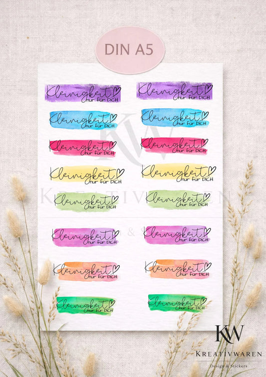 Rub Ons „Kleinigkeit für dich“ – A5 Rub-On Sheet, randlos
