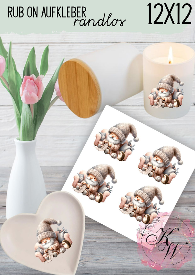 RUB ONS - wolle Wichtel | RUBONS | randlos | glänzend | bunt |