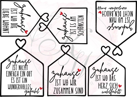 RUB ONS - ZuHause | RUBONS | randlos | gl�nzend | bunt | A6