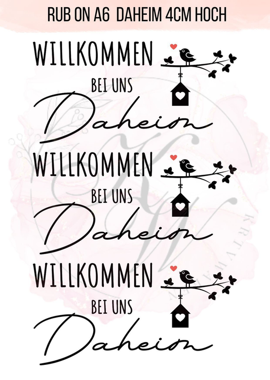 RUB ONS - "daheim" | RUBONS | randlos | glänzend | bunt | A6