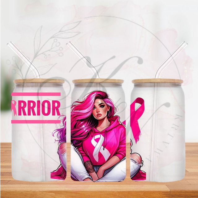 Trinkgläser 16oz Rub Ons "Cancer" No.327