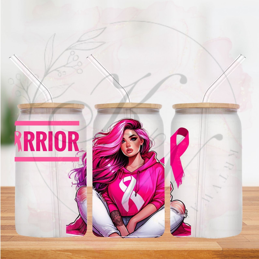 Trinkgläser 16oz Rub Ons "Cancer" No.327