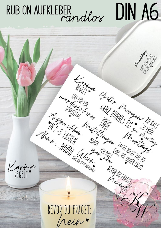 RUB ONS - SCHRIFTEN | RUBONS | randlos | gl�nzend | bunt | A6