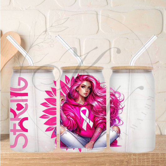 Trinkgläser 16oz Rub Ons "Cancer 4" No.331