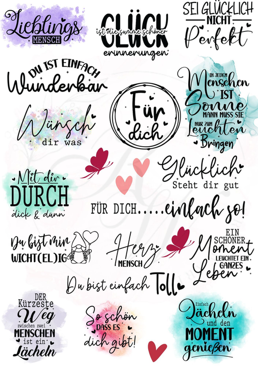 RUB ONS -Sprüche 3.0 | RUBONS | randlos | glänzend | bunt | A5