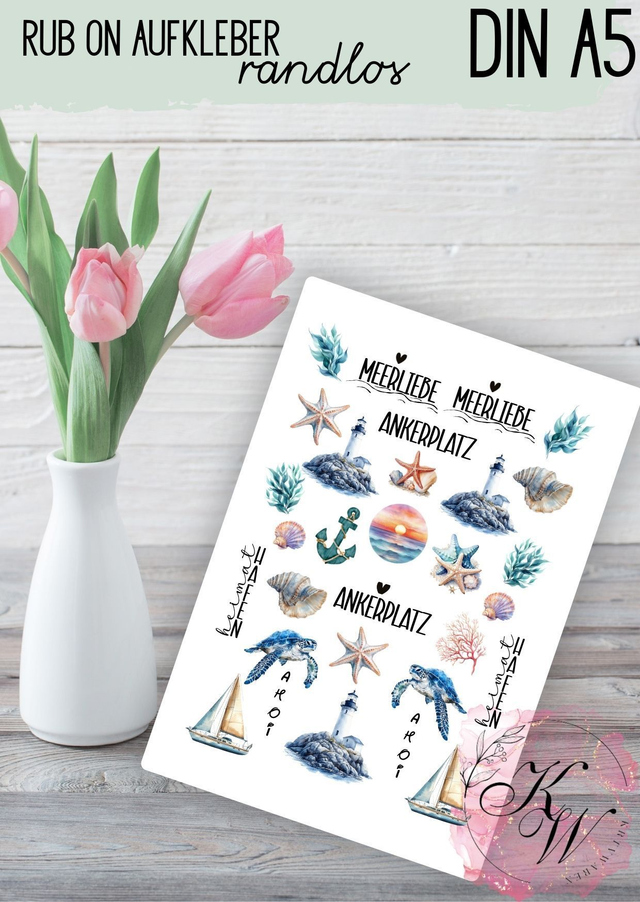 RUB ONS - "Meer 3.0" | RUBONS | randlos | glänzend | bunt |  | A5