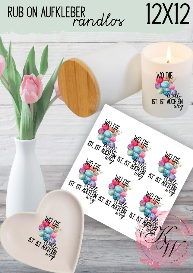 RUB ONS - wo die wolle ist | RUBONS | randlos | glänzend | bunt |