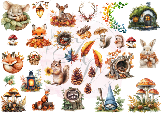 RUB ONS - "Herbstliebe" | RUBONS | randlos | glänzend | bunt | A5 no.362